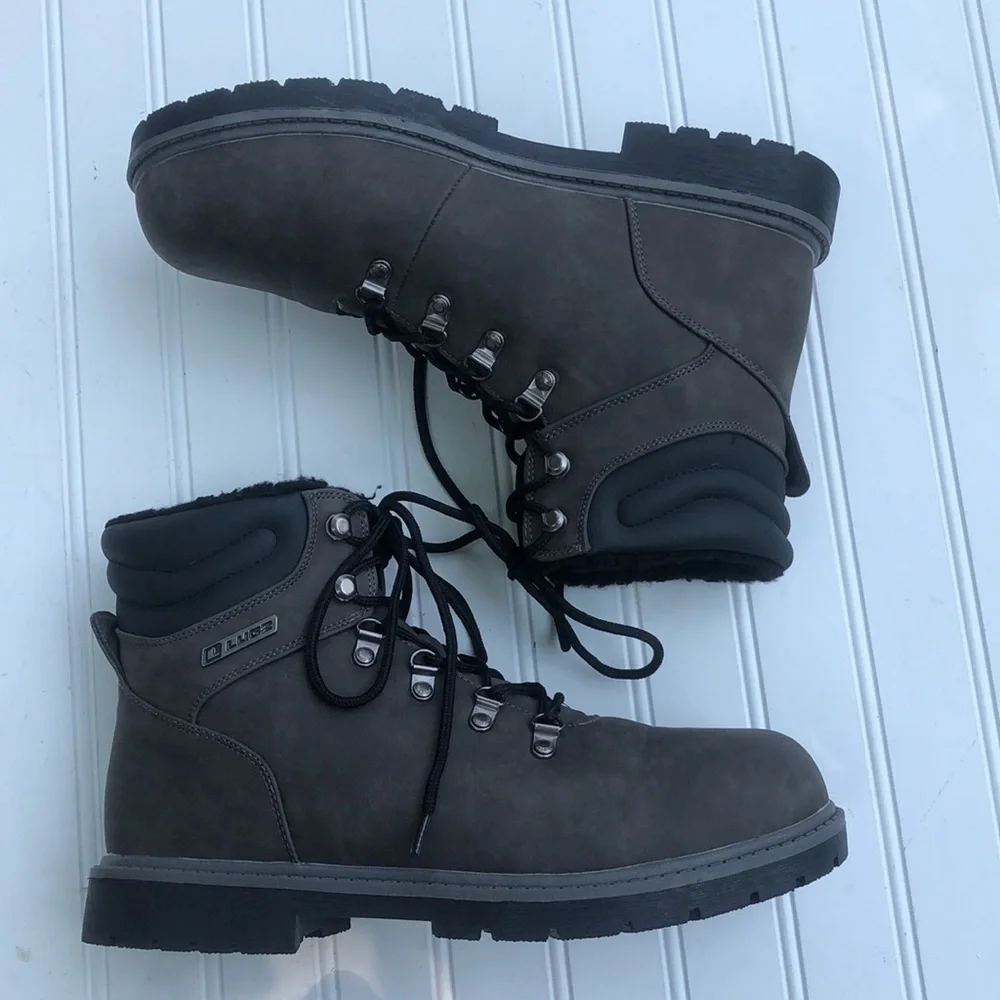 New LUGZ Hi fleece brown boots 11